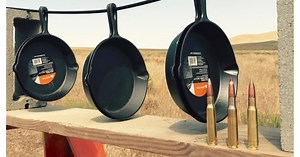 Sending .50 cal BMG through the cast iron skillet test (VIDEO)