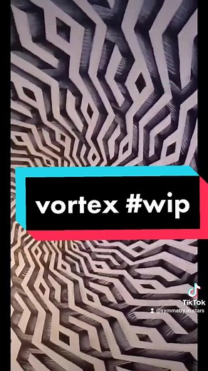Vortex in progress... #patterns #painting #geometry #inspocrafts #art #artinspiration #painttutorial