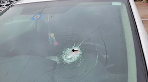 ‘I could've died': Driver recounts piece of rebar flying through windshield