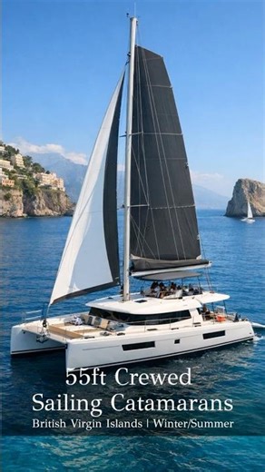 BVI | 55ft Luxury Crewed Sailing Catamaran | Private Charter #luxurytravel #britishvirginislands