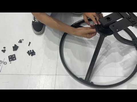 VICLLAX Outdoor Swivel Chairs Assemble Introduction