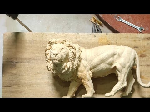 Lion Carving Tutorial Part 8 | Aaj Live Lion Banana Sikhen – Realistic Wood Carving"