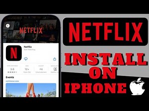 How To Install Netflix App On iPhone!