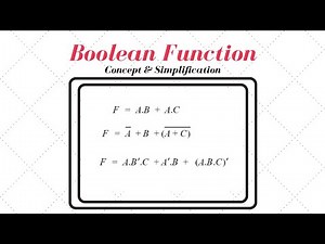 Simplification of Boolean Function | Urdu