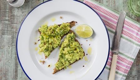 Smashed avocado on toast recipe