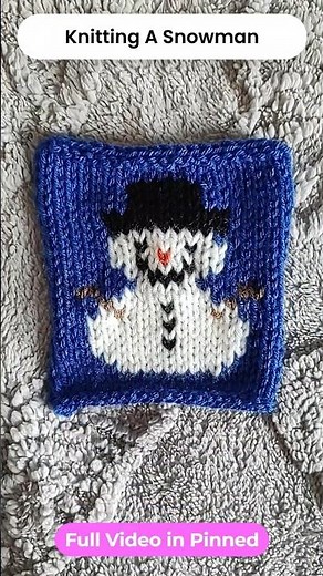 Snowman Knitting Pattern