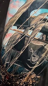 179K views · 10K reactions | Video of this Las Vegas Raiders piece I did for @quigonnhank 20 hours over 2 days NFL Inkjecta Intenze Tattoo Ink Tattoo Wipe Outz Gorilla Glove #mambaglide | Steve Butcher | Facebook