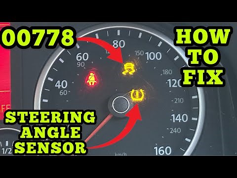 Audi Seat Skoda VW 00778 Steering Angle Sensor Warning | HOW TO FIX