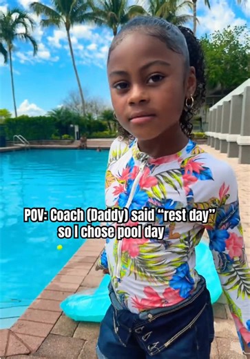 Off day energy ☀️🏊🏽‍♀️ #fypシ゚viral #trackstar #restday #poolday #pov | Pool Day