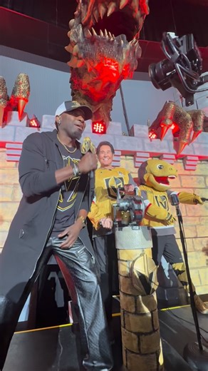 MR. LAS VEGAS HIMSELF IS IN THE HOUSE 🤯🏰 | Vegas Golden Knights