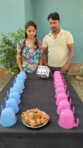 Ludo roll and drop mini jug challenge bro vs sis #shorts #game