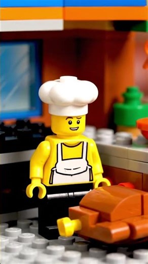 I Built A LEGO Working Kitchen