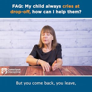 Does your young child have difficulty being dropped off with someone else, whether with a family member or at daycare? Here are some helpful tips from Conscious Discipline Master Instructor Amy Speidel that you can try. Or, do you have tips that have helped you before? Share them below! ﻿As always, we wish you well! #iHeartCD #consciousdiscipline #dropofftips #backtoschool | Conscious Discipline®