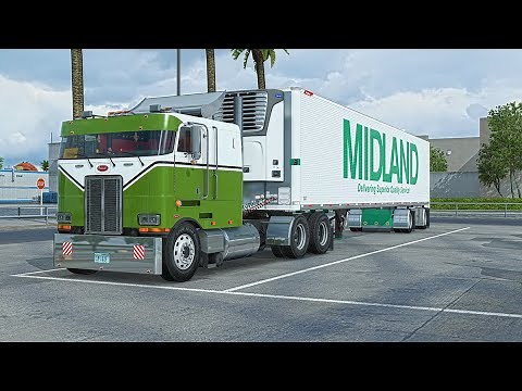 American Truck Simulator | ATS 1.46 | Peterbilt 362 Cabover by Jon Ruda | Phoenix (AZ) to Primm (NV)