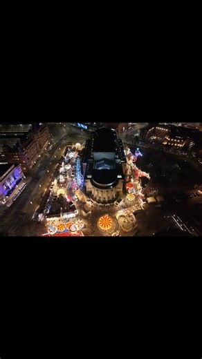 Toni Elise on Instagram: "Christmas in Liverpool ✨ A city wrapped in light, breathing love into the winter night. From above, every glow feels like a promise — of warmth, happiness, and good health for the season ahead as we cross over into 2026 Wishing everyone a truly magical Christmas 🎄🤍 Captured from above with my Mini 5 Pro drone. . . #ChristmasInLiverpool #LiverpoolLights #Liverpool #igersmersey #mini5pro"