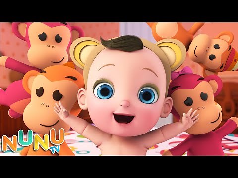 Five Little Monkeys + More Kids Songs | NuNu Tv Nursery Rhymes