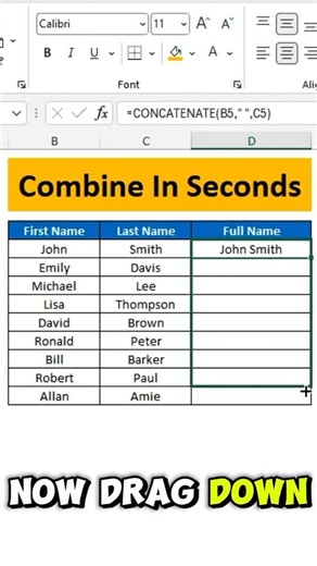 Power of Concatenate In Excel In Seconds !