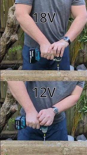 12V vs 18V (Makita DTD153 vs TD111D)