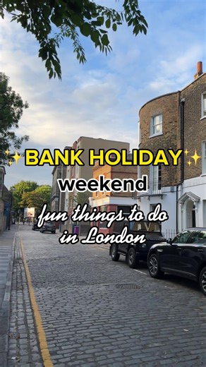 In the UK it's a bank holiday weekend coming up, with lots of people having Monday off from work so there's always a ton going on in London. This is just a small sliver of what you can get up to 🥳 #thingstodoinlondon #bankholiday #bankholodayweekend