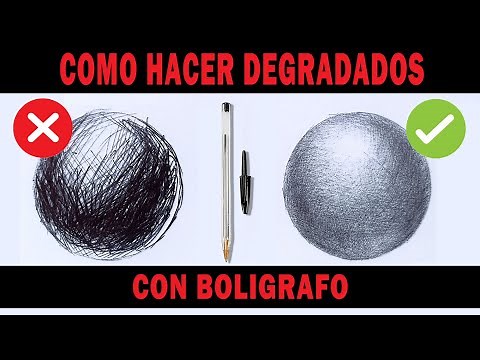 ✅How to Make Gradients with a Ballpoint Pen for Realistic Drawing | Esteban Arts