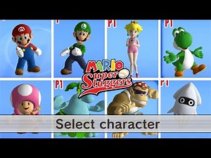 Mario Super Sluggers - All Character Select Animations