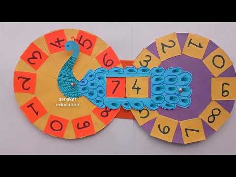 Math working model|Formation of two digit number|math project for class 1 |