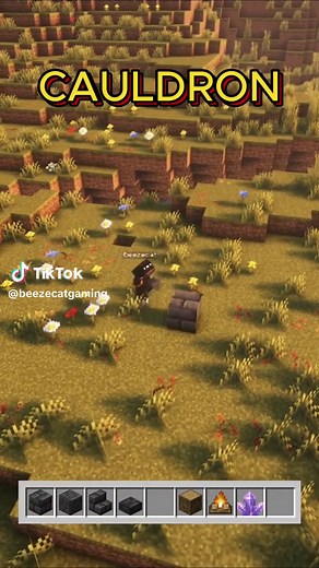Minecraft Halloween cauldron build #minecraft #halloween #minecrafttutorial #ideas #cute #mc #minecraftbuilding #minecraftbuildtutorial #minecraftbedrock #java #building