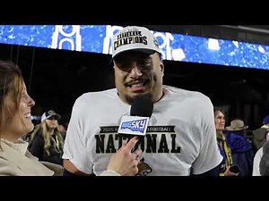 Montana State's JT Reed Reacts to Winning the FCS National Championship in Nashville