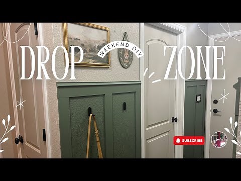 No Power Tools Needed !! DIY Drop Zone for $150