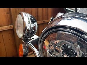 Sunpie L.E.D Headlight/Fog light Install Harley Davidson Roadking