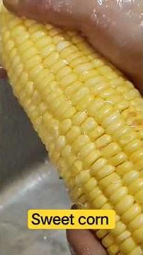 How To Cut Sweet Corn Pieces ?