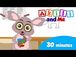 Learn with Bush Baby! | 30 minutes of African Educational Cartoons from Akili and Me