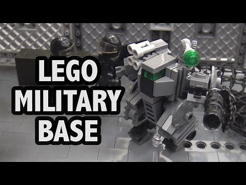 LEGO Futuristic Military Base Battle | World War Brick 2017
