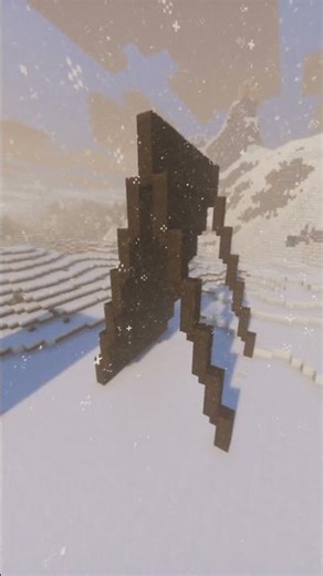 Minecraft Winter House! ❄️ | Ep.5 #shorts #minecraft