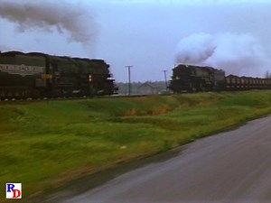 Pacing trains on open stretches of paralleling roads is exciting, but how about doing it with a huge "Yellowstone" from the DM&IR?! From the GSVP program "DM&IR Yellowstones - Giants of Steam" https://rfd.video/Yellowstones | Steam Giants