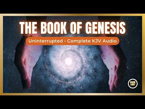 The Book of Genesis Audio | Complete Bible Reading KJV | Human Voice for Sleep & Prayer