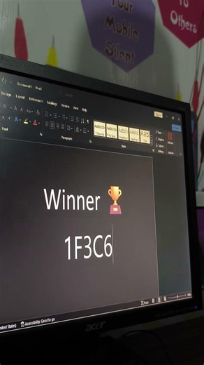 Ms-word Symbol of Winners 🏆🥇 | Ms-word and Excel Tips