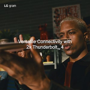 Struggling to Charge? Transfer? Display? Don’t worry, LG gram’s got it all at once with Thunderbolt™ 4. ⚡ #LGgram #2022LGgram #NewLGgram #laptop #17Z90Q #16Z90Q #connectivity #thunderbolt #thunderbolt4 #laptopwiththunderbolt | LG Global