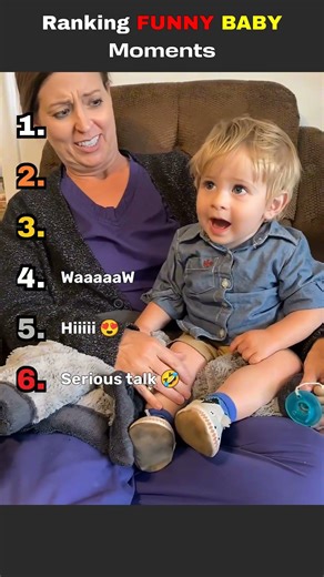 Ranking FUNNY BABY Moments #shorts #funnybaby