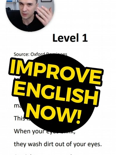 🤩Reading aloud is a shortcut to FLUENCY! 📖Read the following English text out loud and see if this is your level. 🏆Sharing with YOU only practical and valuable tips and materials! 🎯Follow @engwithvlad . . . . #english #learnenglish #vocabulary #englishclass #EnglishTeacher #reading