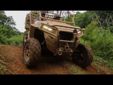US Marines train on Polaris MRZR D4 (Utility Task Vehicle)