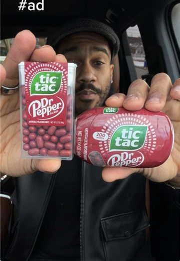 #ad @Tic Tac and @Dr Pepper teamed up to bring you a generational collab! Check out the new Tic Tac Dr Pepper Mints at select retailers nationwide for a limited time.