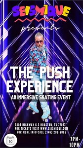 Kyle Dutcher on Instagram: "Houston, TX 📍 I’m coming back with a whole new vibe! We are turning the @seismique museum into an immersive skate event. Come dance with me at The Ultimate Push Experience on Friday May 10th! Doors open at 7PM. Don’t meet me there, beat me there! Powered by the best team in the world @weareampglobal! . . #impact #inspire #houstontx #htown #artist #houstonnightlife"