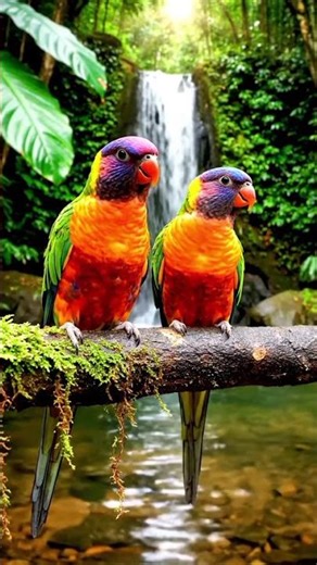 Beautiful Birds Flying in Love 🕊️ | Romantic Nature Shorts