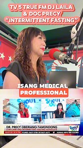 10K views · 196 reactions | DJ LAILA INTERVIEWING DOC PRECY RE: INTERMITTENT FASTING; 03-07-2025 at the TV 5 MEDIA CENTER FOR TRUE FM STATION. | Dr. Precy Oberiano/ Tamondong Clinic and Home Care Services | Facebook