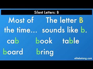 Phonics: Words with a Silent B