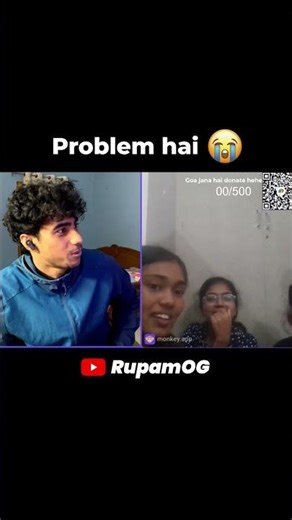 yehi toh problem hai😭#funny #monkeyapp