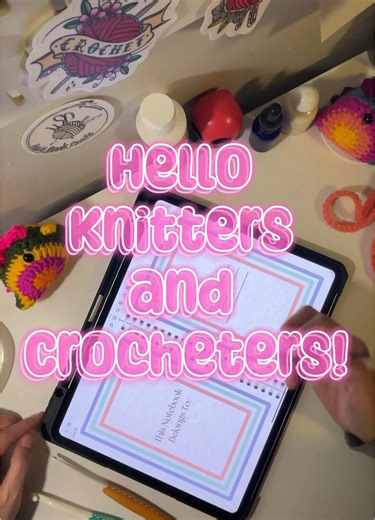Calling all crocheters and knitters! 🧶✨ Stay organized and inspired with my Digital Notebook—designed just for fiber artists! Track your projects, stash, patterns, and more, all in one place. No more lost notes or scattered ideas—just pure creative flow! 📥 Available now in my Etsy shop! Link in Bio 🤓 #CrochetLover #KnittersOfInstagram #CrochetTools #KnittersGonnaKnit #DigitalPlanner #CrochetLife #KnittingAddict #YarnLover #HandmadeWithLove #CraftyCommunity #EtsyFinds #SmallBusinessLove #Croch