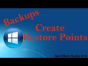 Microsoft Windows 10 - How to create restore points for your drives