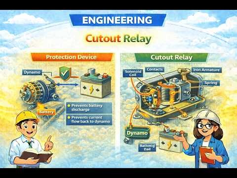 Cutout Relay | Working of Cut-Out Relay Explained | Polytechnic & Diploma Mechanical Engineering